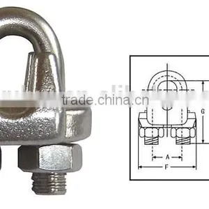 Malleable Wire Rope Clips thumbnail-1