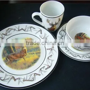Christmas Coupe Shape Dinnerware Royal Porcelain Dinner Set thumbnail-6