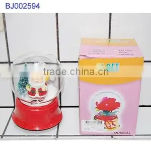 Funny Christmas Toys for Kids Small Pull Toy Milu Deer Cart With Santa thumbnail-3