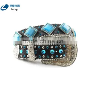 Western Cowgirl Rhinestone Stones Studded Crystal Strap thumbnail-1