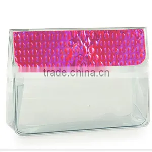 Clear PVC Plastic Groceries Cosmetic Toiletry Packaging Bag thumbnail-1