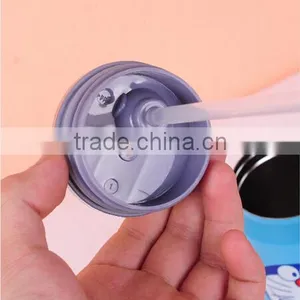 Cartoon Stainless Steel Water Bottle With Straw thumbnail-4