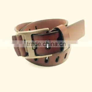 Men's Pu Leather Belt With Punching thumbnail-1