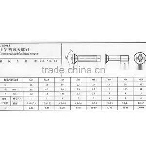 China Factory Supply Phillips Drive Csk Head Flat Head Zinc Machine Screw thumbnail-5