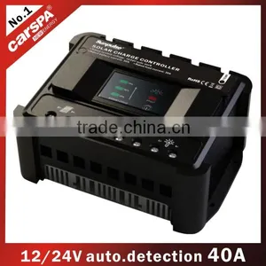 Pwm 40amp Solar Battery Charger With LED Indicators With New Design With Load - ENS12/24-40D thumbnail-1