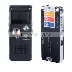 8GB Brand Spy Mini USB Flash 650Hr Dictaphone MP3 Player Grey Pen Drive Digital Audio Voice Recorder thumbnail-2