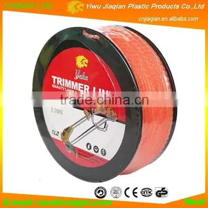 Dual Trimmer Line Diameter .130in / Weitht 1LB Dual Colors Square Twist Square , Round , Star Shapes Nylon Grass Trimmer Line thumbnail-1