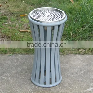 Funnel Shaped Metal Outdoor Ashtray Bin for Park Outdoor Ash Urn thumbnail-1