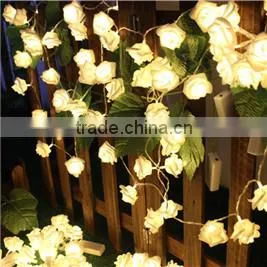 20L Battery Christmas Wedding Party Holiday Indoor Outdoor String Led Rose Light thumbnail-3