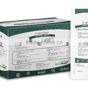 Anti-allergic Nitrile Surgical Gloves Sterile thumbnail-1