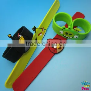 Fashion 3D Embossed Shaped Snap Silicone Bracelet(welcome OEM) thumbnail-1