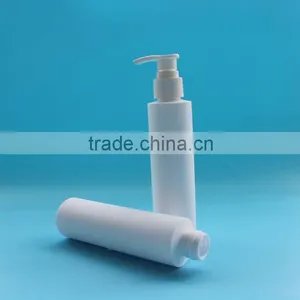150ml White Flat Shoulder Frost HDPE Bottle With Pump, 5 OZ HDPE Pump Bottle Quality Choice thumbnail-4