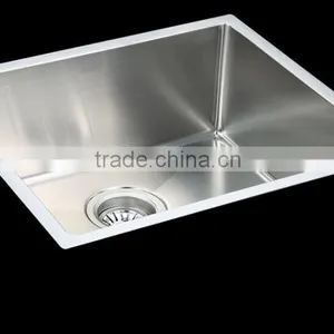 SUS304 Handmade Undermount Single Bowl Handmade Bar Sink Made in China thumbnail-3