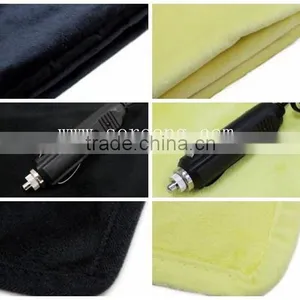 12V Polar Fleece Car Heating Blanket,travel Car Blanket. thumbnail-2