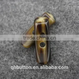 FASHION SPECIAL SHAPE RESIN TOGGLE BUTTON FOR COAT thumbnail-1