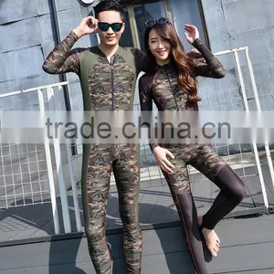 5mm Mens Spear Fishing Camo Scuba Dive Rash Guard 2 Piece Yamamoto Neoprene thumbnail-1