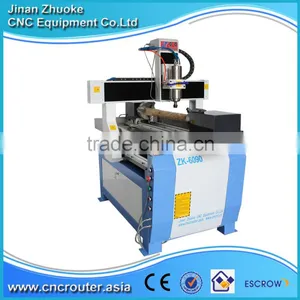 3200W NCStudio Control 4 Axis Small Advertising CNC Router 6090 With Stainless Steel Water Tray X(60CM)*Y(90CM)*Z(25CM) thumbnail-1
