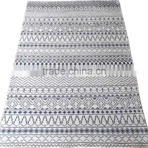 Traditional Design Hand Knotted 15K Wool/viscose Carpets thumbnail-1