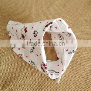 Wholesale Cotton Plush Triangle Baby Bib / Plush 100% Cotton Triangle Baby Bibs thumbnail-6