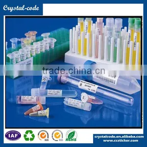 PP Synthetic Paper Permanent Adhesive Medical Low Temperature Label for Blood Bag thumbnail-1