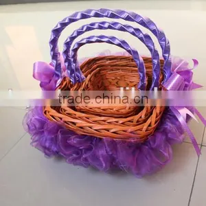 OEM/ODM Welcome Wicker Basket Gift Basket thumbnail-4