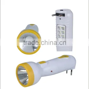 JA-1917 LED Rechargeable Flashlight With Side Light 6smd thumbnail-2