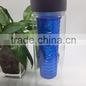 Friendly Water Bottle With Fruit Infuser With Cap thumbnail-3