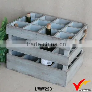 Antique Wine Related Gift Wooden Storage Box thumbnail-1