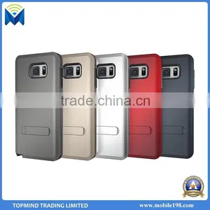 Shockproof Armor Style 3 in 1 Combo Back Cover Case With Holder for Samsung Galaxy Note 5 thumbnail-1
