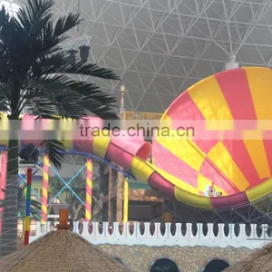 Commercial Grade Water Park Equipment Big Tornado Water Slide Price thumbnail-2