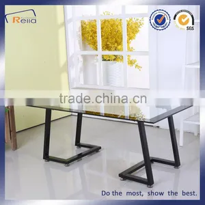 TEMPERED GLASS SIMPLE DINING TABLE COMPUTER DESK thumbnail-4