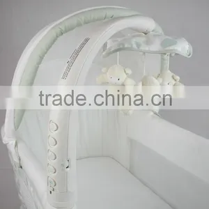 With Mobile Arm Baby Cot Baby Crib Baby Swing Bassinet thumbnail-5