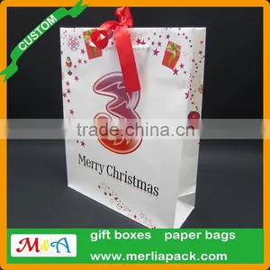 Pack of 12 Wholesale Christmas Gift Bags Packaging Xmas Bags thumbnail-1
