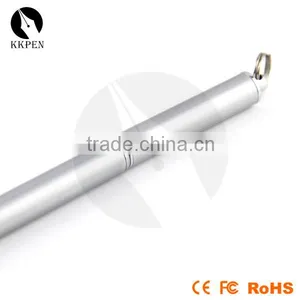 KKPEN Stylus Pen Metal Siver Fashionable 2 in 1 Ball Pen With Swinging Ring thumbnail-5