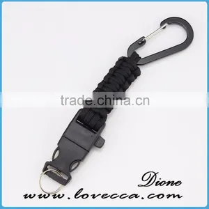 Paracord Keychain Black, Multiple Paracord Keychains thumbnail-1