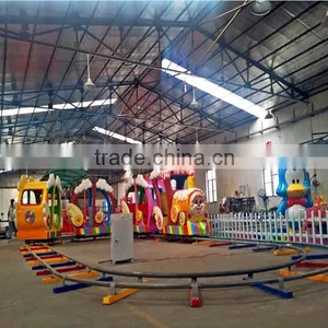Animal Toys Design Amusement Park Equipment Mini Electric Elephant Train Ride for Kids thumbnail-5