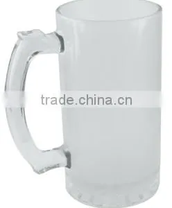 16oz Frosted Sublimation Beer Glass Mug for Sublimation Printing thumbnail-2