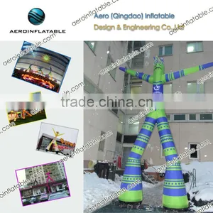 Air Dancer for Sale / Inflatable Double Legs Air Dancer / Green Inflatable Star thumbnail-1
