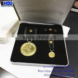 Factory High Quality Zinc Alloy Metal Military Medal With Box thumbnail-3