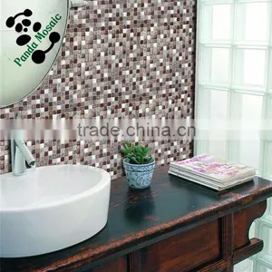 SMS09 3D Material Mixed Mosaic Crystal Wall Mosic Stone Mosaic for Wall thumbnail-5