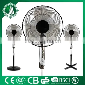 2016 Floor Stand Pedestal 16 Inch Electric Round Base Fan for Home Use Made in China thumbnail-1