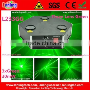 Three Head Green Laser DJ Light thumbnail-1
