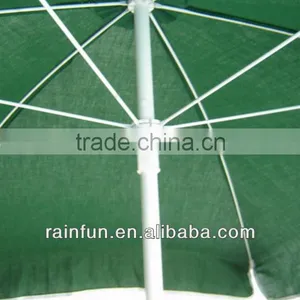 White Frame Cheap Standard Size Beach Umbrella for Brand Promotion Beach Umbrella thumbnail-1