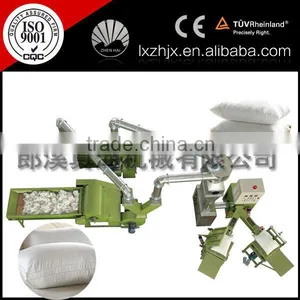 Certified ZXJ-380+HFM-2000 High Quality High Efficiency Automatic Pillow Filling Machine thumbnail-1