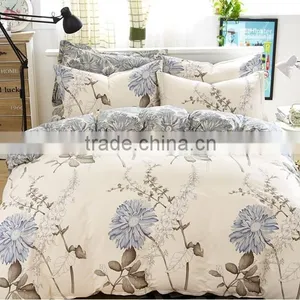 100% Polyester Fabric Brushed Frbric With Floral Printing for Bedsheet Home Textile thumbnail-4