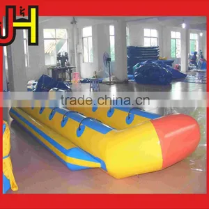 Inflatable Crazy Water Games / Inflatable Banana Boat /Inflatable Flying Fish Boat thumbnail-2