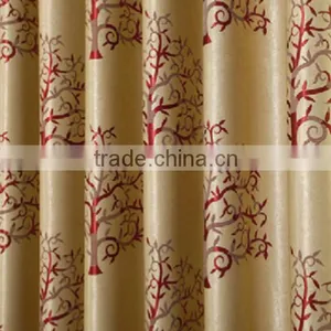 Customized Window Curtain Fabric, Jacquard Fabirc 001 Fire Retardant Blackout Fabric for Bedroom thumbnail-2