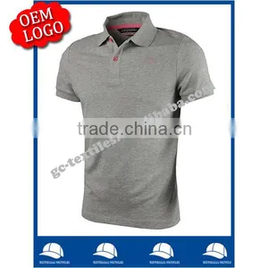New Cotton Men's Plain Pique Polo Shirt thumbnail-1