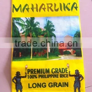 Bopp Laminated Woven Rice Bag ,packing for Rice ,philippine Rice Bag , thumbnail-1