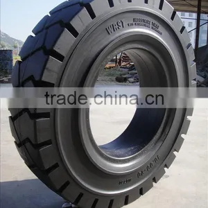 Heavy Duty Solid Tire 10.00-20 for VOLVO Wheel Loaders L20B L25B L35B L30 thumbnail-2